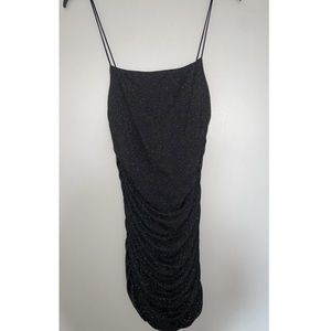 Black Sparkly Mini Dress
